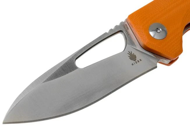 Kizer Vanguard Kesmec N2 Orange V4461N2 Pocket Knife, Kim Ning En Azo Design - Image 3