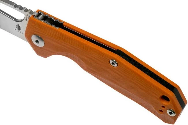Kizer Vanguard Kesmec N2 Orange V4461N2 Pocket Knife, Kim Ning En Azo Design - Image 7