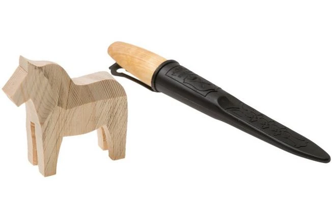 Morakniv Woodcarving Kit Dalahorse 120 Carbon 14041 Wood Carving Kit Carbon Steel - Image 2