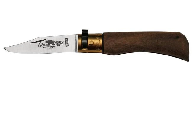 Old Bear Classical Walnut Carbon XS, 9306-15-LN Pocket Knife