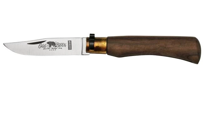 Old Bear Classical Walnut Carbon M, 9306-19-LN Pocket Knife