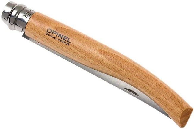 Opinel Pocket Knife No. 12 Slim Line, Stainless Steel, Beech - Image 4