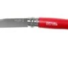 Opinel Pocket Knife No. 08RV Red, Stainless Steel, Blade Length 8.5 Cm