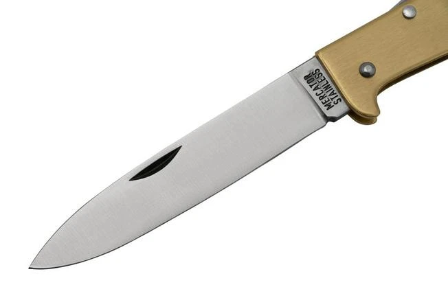 Otter Mercator 10-726 RG R Large Brass Stainless, Pocket Knife - Image 3