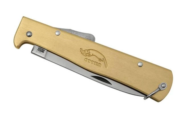 Otter Mercator 10-726 RG R Large Brass Stainless, Pocket Knife - Image 6