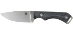 QSP Knife Workaholic QS124-B SK03 Black Micarta Fixed Knife