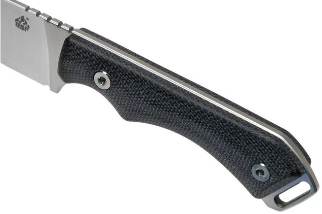 QSP Knife Workaholic QS124-B SK03 Black Micarta Fixed Knife - Image 5