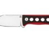 QSP Knife Canary QS141-B1 Stonewashed, Black Red G10, Neck Knife
