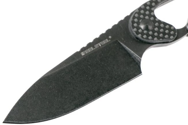 Real Steel Comerant 3724 Blackwashed Neck Knife - Image 3