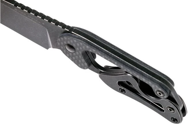 Real Steel Comerant 3724 Blackwashed Neck Knife - Image 5