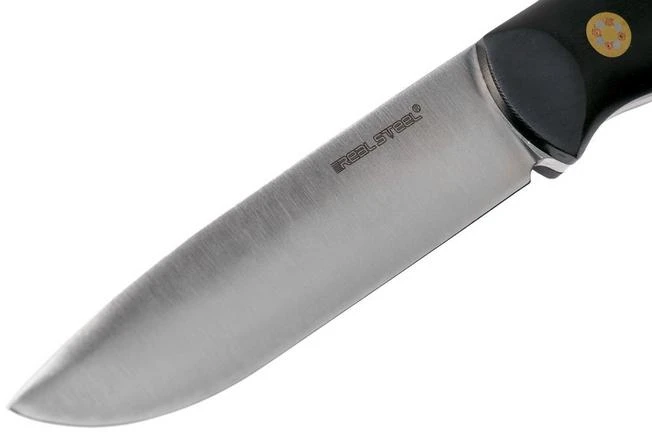 Real Steel Bushcraft III Convex Ebony Mosaic 3726E Knivesandtools Exclusive Bushcraft Knife - Image 3