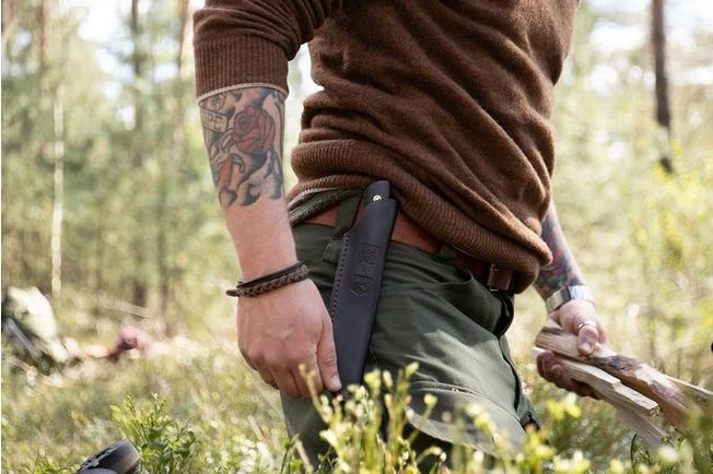 Real Steel Bushcraft III Convex Ebony Mosaic 3726E Knivesandtools Exclusive Bushcraft Knife - Image 8