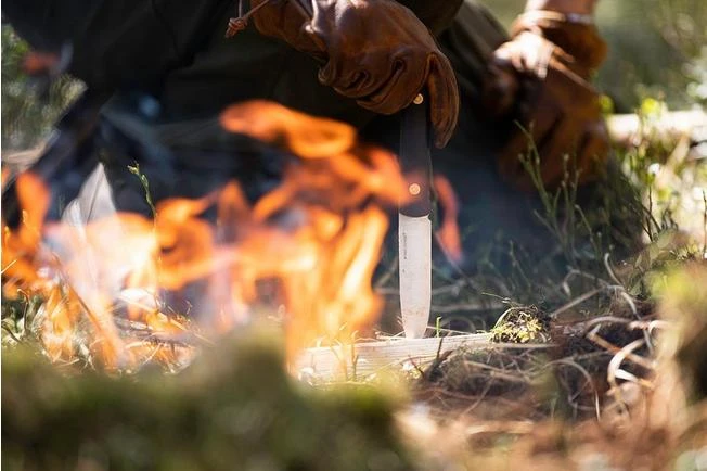 Real Steel Bushcraft III Convex Ebony Mosaic 3726E Knivesandtools Exclusive Bushcraft Knife - Image 9