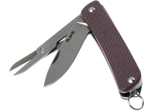 Ruike S22-N Brown Keychain Pocket Knife