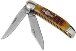 Rough Ryder Copperhead Amber Bone RR043 Slipjoint Pocket Knife