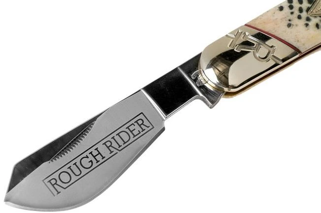 Rough Ryder Buckshot Bone Cotton Sampler RR1728 Pocket Knife - Image 3