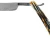 Rough Ryder Folding Razor Cinnamon Stag RR2159 Damascus Straight Razor