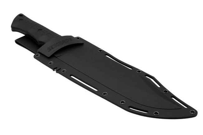 Schrade Leroy Fixed Blade 650942, Black Survival Knife - Image 6