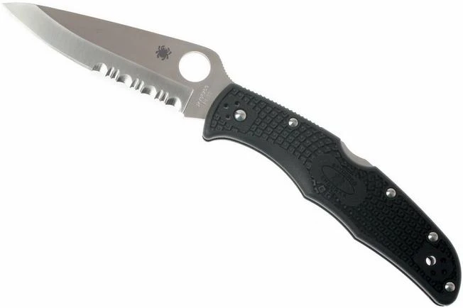Spyderco Endura 4 C10PSBK Partly Serrated Pocket Knife