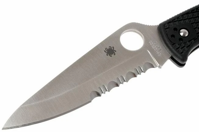 Spyderco Endura 4 C10PSBK Partly Serrated Pocket Knife - Image 2