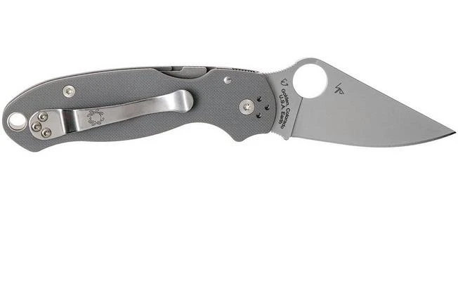 Spyderco Para 3 Maxamet Grey C223GPDGY Pocket Knife - Image 2
