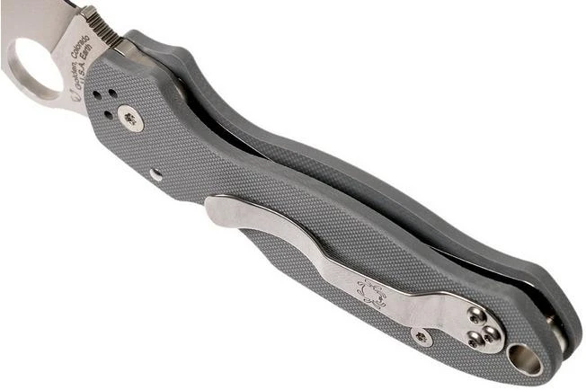 Spyderco Para 3 Maxamet Grey C223GPDGY Pocket Knife - Image 5