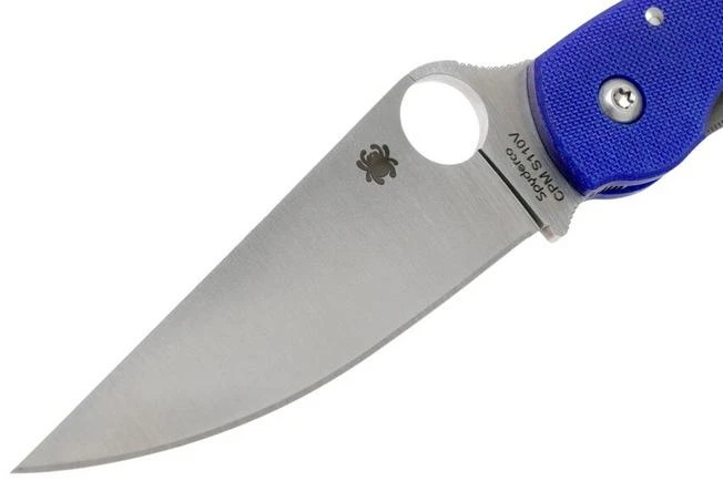 Spyderco Military S110V Dark Blue C36GPDBL Pocket Knife - Image 3