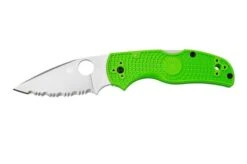 Spyderco Native 5 Salt, Green FRN, LC200N, C41SGR5 Pocket Knife