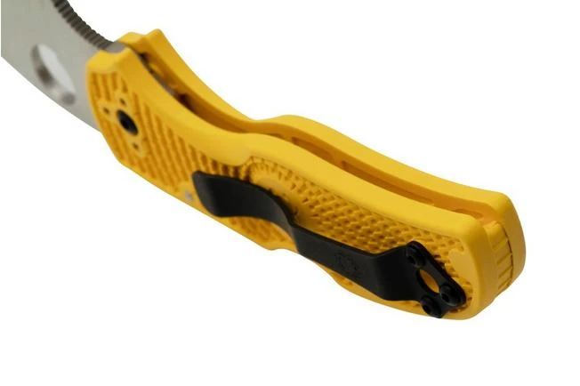 Spyderco Native 5 Salt C41SYL5 Serrated Pocket Knife - Image 4