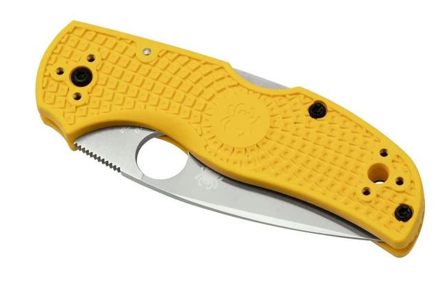 Spyderco Native 5 Salt C41SYL5 Serrated Pocket Knife - Image 6