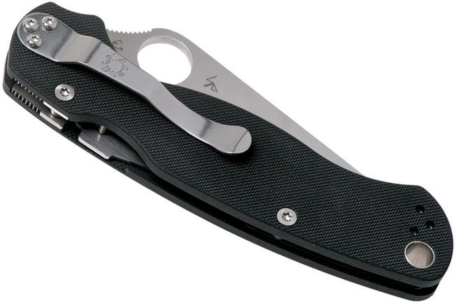 Spyderco Paramilitary 2 C81GP2 Pocket Knife - Image 9