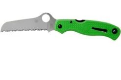 Spyderco Atlantic Salt Green LC200N C89FSGR Serrated Pocket Knife