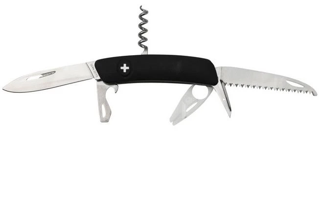 Swiza TT05 Tick Tool, Swiss Pocket Knife With Tick Tool, Black