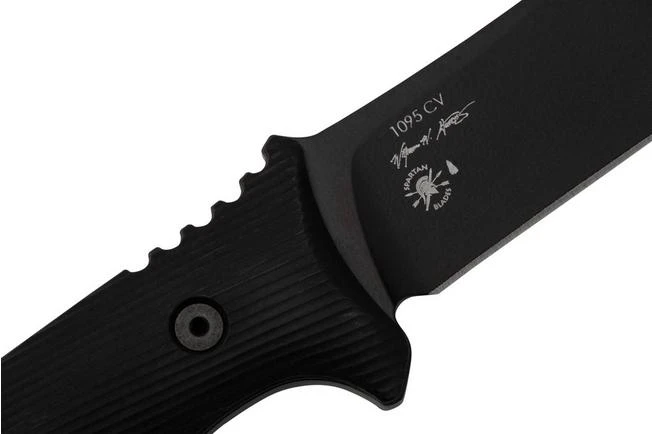 Spartan Blades Harsey Nessmuk Black SBSL005 Outdoor Knife, Bill Harsey Design - Image 5