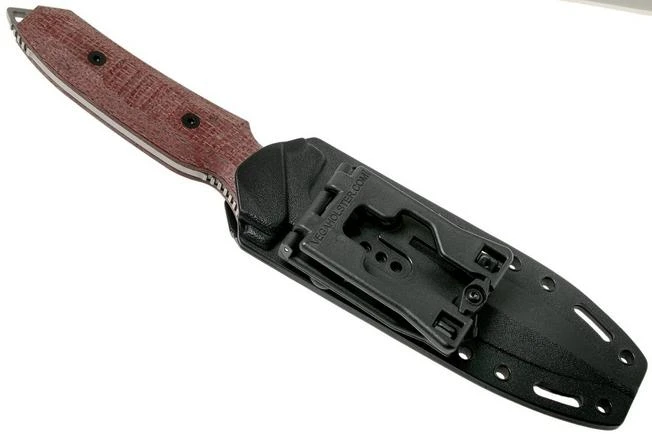 Viper Fearless VT4018CR Sleipner Stonewashed, Red Canvas Micarta, Fixed Knife, Rumici Design - Image 7