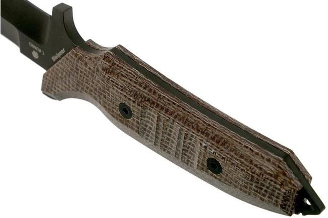 Viper Fearless VT4020CM Sleipner DLC, Brown Canvas Micarta, Fixed Knife, Rumici Design - Image 4