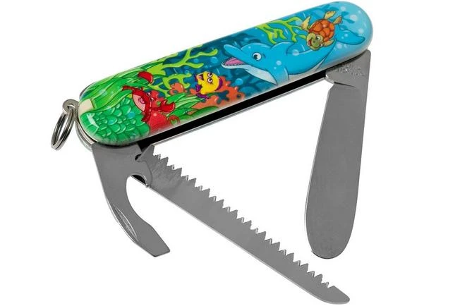 Victorinox My First Victorinox, Dolphin Edition 0.2373.E1 Children's Pocket Knife - Image 2