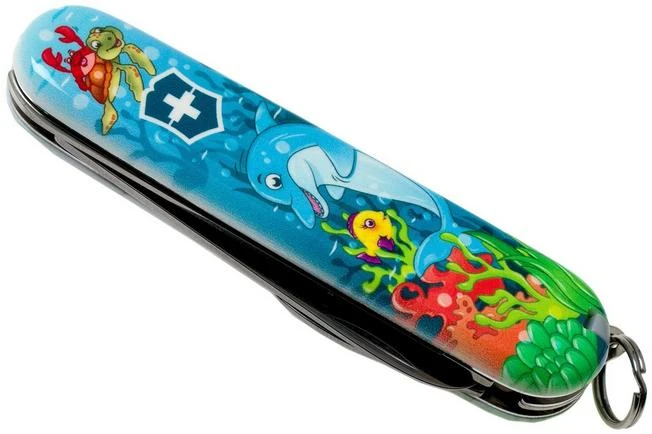 Victorinox My First Victorinox, Dolphin Edition 0.2373.E1 Children's Pocket Knife - Image 4