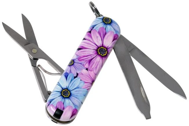 Victorinox Classic SD Dynamic Floral Limited Edition 2021 0.6223.L2107 Swiss Pocket Knife - Image 2