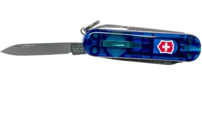 Victorinox Swiss Lite Blue Translucent 0.6228.T2 Swiss Pocket Knife - Image 3