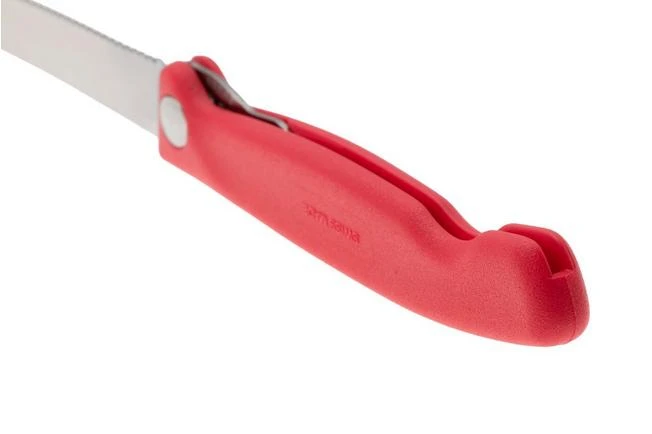 Victorinox SwissClassic 6.7831.FB Serrated Foldable Vegetable Knife, Red - Image 4