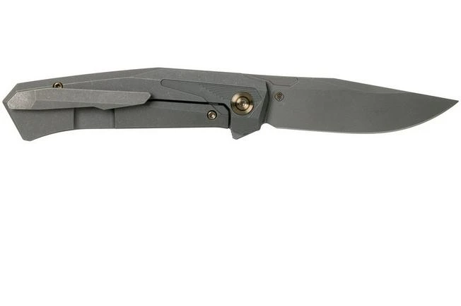 WE Knife Gava 2006A Grey Pocket Knife, Rafal Brzeski Design - Image 2