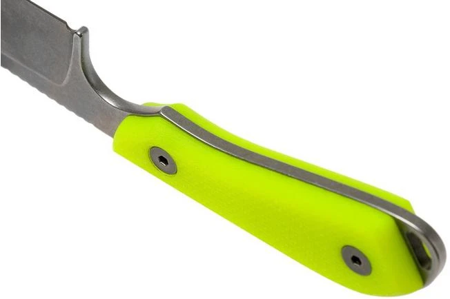 White River Knives M1 Backpacker Pro Yellow G10 Fixed Knife, Kydex Sheath - Image 4