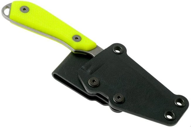White River Knives M1 Backpacker Pro Yellow G10 Fixed Knife, Kydex Sheath - Image 6