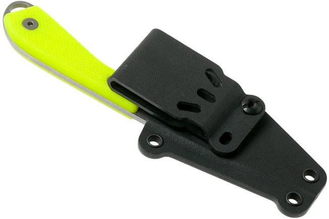 White River Knives M1 Backpacker Pro Yellow G10 Fixed Knife, Kydex Sheath - Image 7