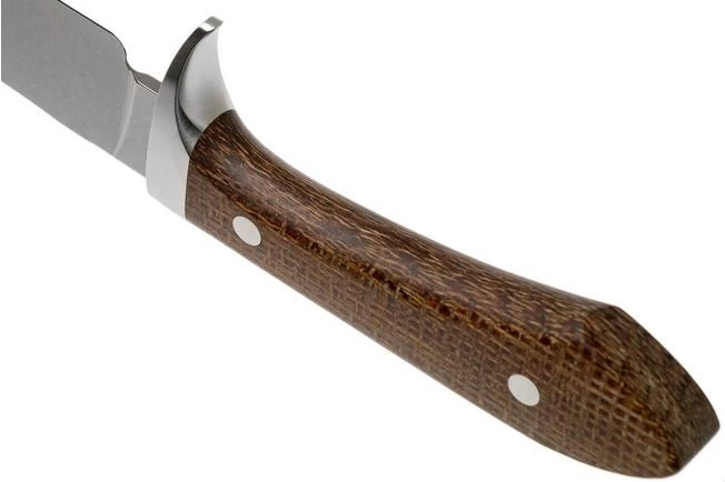 White River Knives Sendero Classic Hunting Knife Natural Burlap Micarta, Jerry Fisk Design - Image 4
